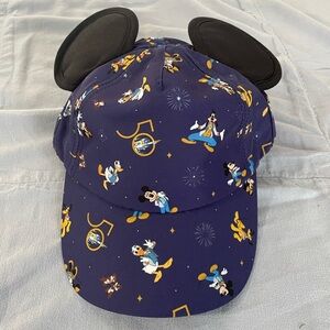 NEW Walt Disney World 50th Anniversary Mickey Ears Baseball Hat Toddler Size‎